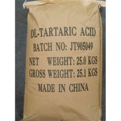 CAS Number 133-37-9, DL-Tartaric Acid 99.9% suppliers